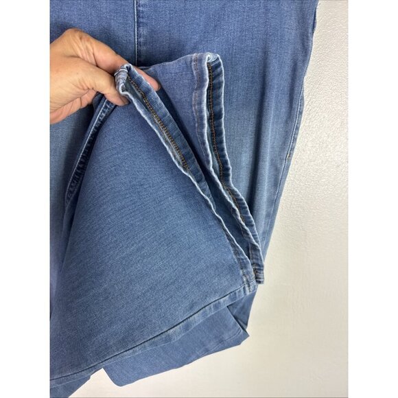Free People We the Free Women's 30 Stretch Denim Pull On Flare Jeans EUC - Picture 5 of 14